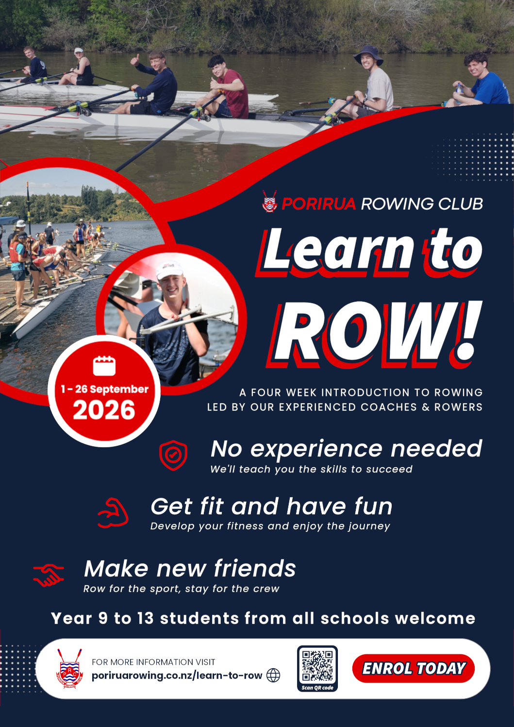 Porirua Rowing Club Logo